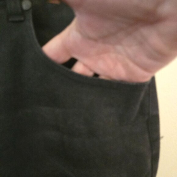 DG2 Diane Gilman Black Infinity Stretch Tri-fit Black Boot Cut Jeans Size 18W - Picture 6 of 7